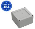 Plastic Enclosure Universal 105x105x60mm Light Grey Polycarbonate IP66 / IP68 / IK07